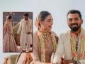 KL Rahul-Athiya Wedding : ३० लाखांचं घड्याळ, ऑडी कार! नव दाम्पत्य आथिया-केएल राहुल यांना मिळाली महागडी गिफ्ट - Marathi News | kl rahul athiya wedding couple gets expensive gifts audi bmw car and diamond bracelet | Latest filmy Photos at Lokmat.com