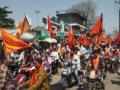 नंदुरबारच्या शहादा येथे रामनवमीनिमित्त मोटारसायकल रॅली - Marathi News | Motorcycle Rally on the occasion of Ram Navami at Shahada in nandurbar | Latest nandurbar News at Lokmat.com