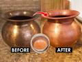 दिवाळीच्या उरलेल्या पणत्या वापरून करा तांब्या पितळेची भांडी चकाचक, १ मिनिटाचे सोपे काम - Marathi News | how to clean copper vessels at home | Simple Trick to Clean Copper Utensils | Latest sakhi News at Lokmat.com
