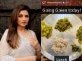 'मैने प्यार किया'तली सुमन आजही दिसते तरुण, पाहा तिचं सिक्रेट ग्रीन लंच- हिरव्यागार जेवणाची रंगत - Marathi News | Bhagyashree's Lunch Plate Was Brimming With Green Goodness | Latest sakhi News at Lokmat.com