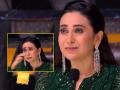 Indian Idol 14मधील स्पर्धकाचं गाणं ऐकून करीश्मा झाली भावुक, कॅमेरासमोरच रडली - Marathi News | After listening to the song of the contestant in Indian Idol 14, Karishma became emotional and cried in front of the cameraKarisma kapoor gets emotional to hear her grandfather raj kapoor song by indian idol 14 contestant watch video | Latest filmy News at Lokmat.com