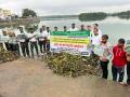 "वाचवा वाचवा ऐतिहासिक रामाळा तलाव वाचवा", इको-प्रोचे आंदोलन - Marathi News | "Save Save Historic Ramala Lake", Eco-Pro's protest | Latest chandrapur News at Lokmat.com