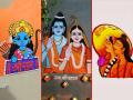 Simple Ram Mandir Rangoli : रामललांच्या स्वागताला १० मिनिटांत काढा रांगोळी; चमचा, पीन, टूथपिकने काढता येतील सोप्या डिजाईन्स - Marathi News | Ram Mandir Rangoli Design Easy : Easy Simple Ram Mandir Rangoli for 22 January | Latest sakhi News at Lokmat.com