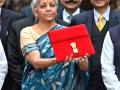 निर्मला सीतारामन यांची कांथा वर्क टसर सिल्क साडी, निळ्याशार साडीची पाहा खासियत - Marathi News | Finance minister Nirmala Sitaraman wear tussar silk saree having kantha work for presenting interim budget 2024 | Latest sakhi News at Lokmat.com