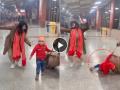 लेकरु धाडकन पडलं पण आईचं लक्ष डान्स रिलवर, व्हायरल व्हिडिओ-असा कसा हा नाद? - Marathi News | Kid Fell On The Platform Woman Continued Dance People Got Angry Watching This Viral Video | Latest sakhi News at Lokmat.com