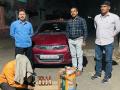 २० किलाेमीटर पाठलाग करून कारसह विदेशी दारू पकडली - Marathi News | After chasing for 20 km, foreign liquor was caught along with the car | Latest latur News at Lokmat.com