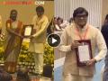 अशोक सराफ यांचा राष्ट्रपतींच्या हस्ते गौरव; पत्नी निवेदिता यांनी शेअर केला खास व्हिडीओ - Marathi News | Ashok Saraf along with 94 artistes were awarded 'Sangeet Natak Akademi' By President Draupadi Murmu Wife Nivedita Shares Special Video | Latest filmy News at Lokmat.com