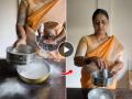 पीठ चाळताना खाली पडतं? पीठ चाळण्याची जबरदस्त ट्रिक Viral-पसारा न होता पीठ चाळून होईल - Marathi News | Cooking Hacks : How to Sieve Flour Without Any Mess Try This Viral Hack | Latest sakhi News at Lokmat.com