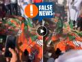Fact Check : पंजाबमध्ये भाजपाच्या विरोधात लोकांनी झेंडे जाळल्याचा Video दिशाभूल करणारा; हे आहे 'सत्य' - Marathi News | False claims viral as people in punjab burnt bjp party flags during lok sabha elections 2024 | Latest fact-check News at Lokmat.com