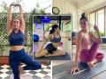 International Yoga Day: योगाभ्यास करुन कायम फिट आणि प्रसन्न दिसणाऱ्या अभिनेत्री, घरीच योगासनं करुन दिसतात खास - Marathi News | international yoga day 2024, bollywood actresses who practices yoga regularly | Latest sakhi Photos at Lokmat.com
