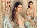 Shanaya kapoor : शनाया कपूरचा देसी लूक; लेहेंग्यात दिसतेय कमाल! - Marathi News | Shanaya Kapoor stuns in a pastel green lehenga with intricate floral embroidery | Latest filmy Photos at Lokmat.com