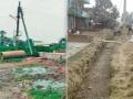 चुकीच्या पद्धतीने नालीचे बांधकाम, नागरिकांच्या रहदारीचे वांधे - Marathi News | Improper construction of drains, obstruction of citizens' traffic | Latest gadchiroli News at Lokmat.com