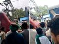 अंदमान एक्सप्रेस रोखल्याने रेल्वे स्थानकावर तणाव - Marathi News | Tension at railway station due to stoppage of Andaman Express | Latest nagpur News at Lokmat.com