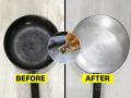 गरम तव्यावर ओतले १ रुपयाचे शाम्पूचे सॅशे, पाहा कमाल- तवा कसा काय चमकायला लागला नव्यासारखा - Marathi News | Put Shampoo On Pan and See the Shocking Results | Latest sakhi News at Lokmat.com