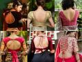 Latest Blouse Back Designs : ब्लाऊजचे १० युनिक-ट्रेंडी पॅटर्न्स; नव्या साड्यांवर शिवा सुंदर गळ्याच्या लेटेस्ट डिजाईन्सचे ब्लाऊज - Marathi News | Latest Blouse Back Designs : Unique-stylish patterns of the back neck of the blouse | Latest sakhi Photos at Lokmat.com