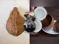 नारळ फोडणं अवघड, खोबरंही निघत नाही? १ ट्रिक, ५ मिनिटात करवंटीतून खोबरं बाहेर - Marathi News | How to OPEN A COCONUT & REMOVE COCONUT MEAT easily | Latest sakhi News at Lokmat.com