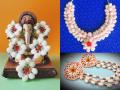 गौरी-गणपतीसाठी वस्त्रमाळा करायच्या? बघा नव्या प्रकारचे सुंदर डिझाईन्स, पारंपरिकतेला नाविन्याची झालर - Marathi News | vastra mala designs for gauri ganpati festival, how to make vastramala, cotton garland designs for god | Latest sakhi Photos at Lokmat.com