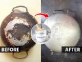 कढई काळीकुट्ट होते-घासायचा ताप? २ भन्नाट ट्रिक्स-कढई कधीच काळी पडणार नाही... - Marathi News | best ways to clean tough burn stains from kadhai Here's What To Do When Your Kadhai Gets All Stained Easiest Way to Clean a Burnt Aluminum Utensils | Latest sakhi News at Lokmat.com