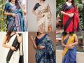 Cotton Saree For Office Wear : साध्या कॉटनच्या साड्या देतील रुबाबदार लूक, पाहा २३ नवीन पॅटर्न, साडीतला प्रोफेशनल लूक - Marathi News | Cotton Saree For Office Wear : Cotton Saree For Daily Use Cotton Saree Latest Designs For Women | Latest sakhi Photos at Lokmat.com