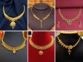 Gold Necklace : सोन्याचं नेकलेस तर घ्यायचं पण बजेट कमी? पाहा १० नवीन डिझाइन्स-कमी वजनात मिळेल सुंदर दागिना - Marathi News | Unique Gold Necklace Designs for weddings : 10 New Necklace Patterns | Latest sakhi Photos at Lokmat.com