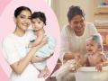 बाळाची पहिली आंघोळ, कशी घ्याल काळजी? बाळासाठी योग्य काय? - Marathi News | Johnson’s baby soap that protect your baby’s natural skin moisture from day 1 | Latest sakhi News at Lokmat.com