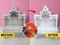 पांढऱ्याशुभ्र देवघरावर धूप-अगरबत्तीचे डाग? १ सोपा उपाय, देवघर दिसेल नव्यासारखे... - Marathi News | how to clean marble temple How do you clean a marble temple in your house White marble mandir cleaning tips | Latest sakhi News at Lokmat.com