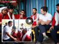 Rahul Gandhi : "कधी कधी जेवायलाही पैसे नसतात, घरी पैसे पाठवू की... "; राहुल गांधींनी ऐकल्या हमालांच्या व्यथा - Marathi News | Rahul Gandhi meets porters new delhi railway stampede share video of conversation- | Latest national News at Lokmat.com