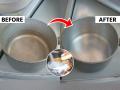 ॲल्युमिनियम कढई, डबे कळकट झाले? फक्त २ गोष्टी वापरून धुवा- आरशासारखे चकचकीत होतील... - Marathi News | how to clean aluminum kadhai and utensils, simple home hacks to clean yellow oily stains on aluminum kadhai | Latest sakhi Photos at Lokmat.com