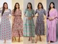 Home Wear For Women :घरात कोण बघतं म्हणून गबाळं राहता? घ्या मस्त मॅक्सी ड्रेस- कम्फर्टेबल आणि किंमत ५०० रुपयांपेक्षाही कमी - Marathi News | Maxi Gawn Dress For Home Use : Maxi Dresses Cottan Gowns For Home Use For Women | Latest sakhi Photos at Lokmat.com