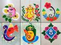 Ganesh Chaturthi 2025 : बाप्पाच्या आगमनासाठी दारासमोर झटपट काढा सुंदर रांगोळ्या, १० छोट्या रांगोळी डिजाईन्स - Marathi News | Ganesh Chaturthi 2025 : Ganpati Rangoli Easy Rangoli Designs For Ganpati Festival | Latest sakhi Photos at Lokmat.com