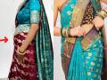 साडीत बारीक कसं दिसायचं? ८ टिप्स; पोट जराही दिसणार नाही-स्लिम दिसाल - Marathi News | How To Look slim In Saree : How To Look Slim In Saree 8 Tips Saree Styling Tips | Latest sakhi Photos at Lokmat.com