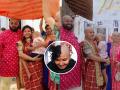 अजबच! बाळाचं जावळं काढलं म्हणून घरच्यांनीही केलं टक्कल, कारणही भलतंच विचित्र.. व्हायरल व्हिडिओ - Marathi News | A mundan ceremony turned into a shared family moment as everyone chose to shave their heads together | Latest sakhi News at Lokmat.com