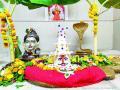 शिव मंदिरात निर्मिले तुपाचे कमळ - Marathi News |  The lily of Tupa built in the Shiva temple | Latest vasai-virar News at Lokmat.com