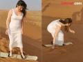 VIDEO : दुबईच्या वाळवंटात स्केटिंग करत होती महिला आणि मग.... - Marathi News | VIDEO: Woman started skating in desert of Dubai see what happen next | Latest social-viral News at Lokmat.com