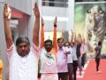 नेत्यांचा 'योगा'त्सव, आम्ही सारे 'योगा-डे' - Marathi News | Leaders 'Yoga', we all 'Yoga Day' | Latest national Photos at Lokmat.com