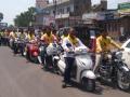 योग दिनानिमित्त मालेगाव शहरात मोटारसायकल रॅली - Marathi News | Motorcycles rally in Malegaon on the occasion of Yoga Day | Latest buldhana News at Lokmat.com