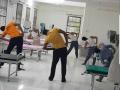 कोरोना बाधित कराताहेत रुग्णालयात व्यायाम - Marathi News | Corona disrupts exercise in the hospital | Latest dhule News at Lokmat.com