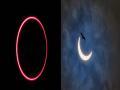Solar Eclipse 2020 : आकाशात 'रिंग ऑफ फायर', भारतासह संपूर्ण जगात 'असा' दिसला सूर्याचा 'नजारा' - Marathi News | Solar Eclipse 2020 : Ring of fire seen in the sky amid solar eclipse | Latest national Photos at Lokmat.com