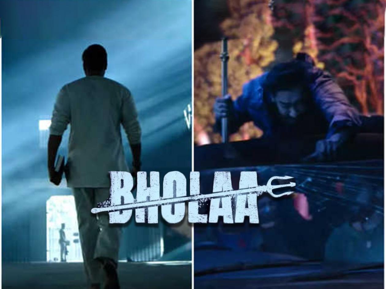 BTS video of the film Bhola is creating a sensation on social media