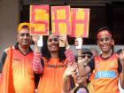 हैदराबादचा सामना पाहण्यासाठी आले 'Love Bird'