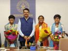 'वर्ल्ड चॅम्पियन' लेकींचा मुख्यमंत्र्यांनी केला सत्कार, महिला U19 T20 विश्वचषकात मारली बाजी