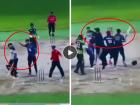VIDEO: क्रिकेट मॅचमध्ये तुफान राडा! खेळाडूंमध्ये हाणामारी, लाथा-बुक्क्यांनी झाली तुडवातुडवी