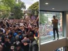 चाहत्यांच्या गर्दीसोबत माहीचा सेल्फी