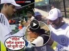 शुबमन गिलसाठी कायपण! तरुणीनं थेट रोहितला केली विनंती; कॅप्टननं असा दिला रिप्लाय (VIDEO)