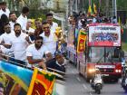 Sri Lanka team Victory Parade : आशिया जिंकून श्रीलंकन संघ मायदेशात परतला, double-decker bus मधून निघाली विजयी मिरवणूक, PHOTO