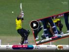 T20 World Cup, AUS vs SL : OMG! Glenn Maxwell च्या मानेवर चेंडू वेगाने आदळला, वेदनेने कळवळत जमिनीवर झोपला, Video