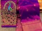 कलांजली पैठणीचे ट्रेंडींग कलेक्शन; १२ सुंदर रंगात, हॅण्डवर्क केलेलं ब्लाऊज मिळेल-रॉयल दिसाल - Marathi News | Latest Collection Of Kalanjali Paithani : Kalanjali Paithani in 12 Colors With Aari Work Blouse | Latest sakhi Photos at Lokmat.com