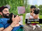 'फादर्स डे': विराट कोहलीसाठी लेक वामिकाने बनवलं खास ग्रिटींग कार्ड, लिहिलाय खास संदेश