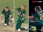 मुल्डर गोलंदाजी करताना घसरला; पाय मुरगळलाय असं वाटत असताना त्यातून सावरत पठ्ठ्यानं मार्शला फसवलं