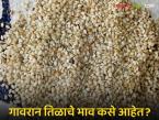 मकर संक्राती आली, गावरान तीळ, तिळाच्या लाडूचे दर कसे आहेत, वाचा सविस्तर  - Marathi News | Latest news Makar Sankranti gavran til what are the prices of Gavran sesame seeds, read in detail | Latest market-yard News at Lokmat.com